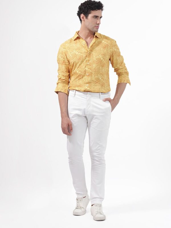RARE RABBIT Men Pamat Ethnic Motifs Printed Slim Fit Opaque Shirt - Image 2