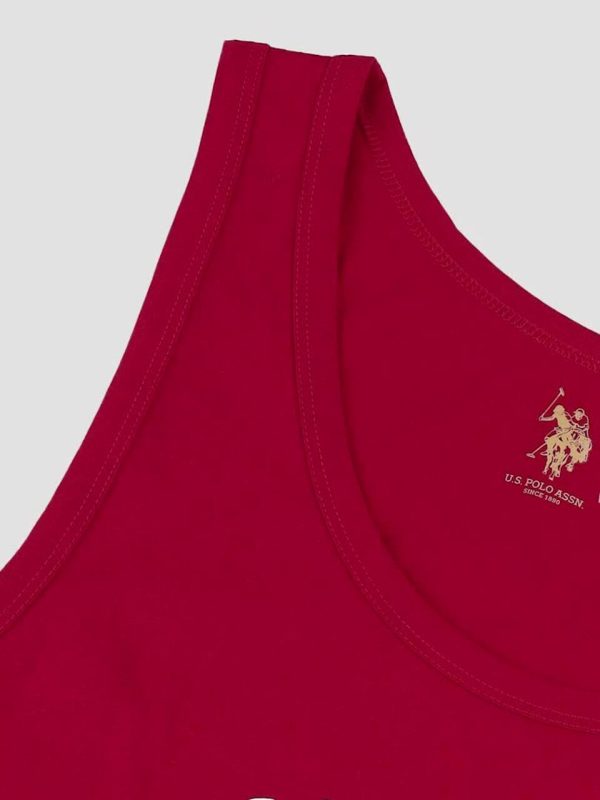 U.S. Polo Assn. Printed Pure Cotton Innerwear Vests OEV02-125-PL - Image 2